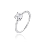 טבעת כסף עם אבן