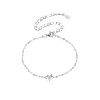 צמיד כסף לב קטן