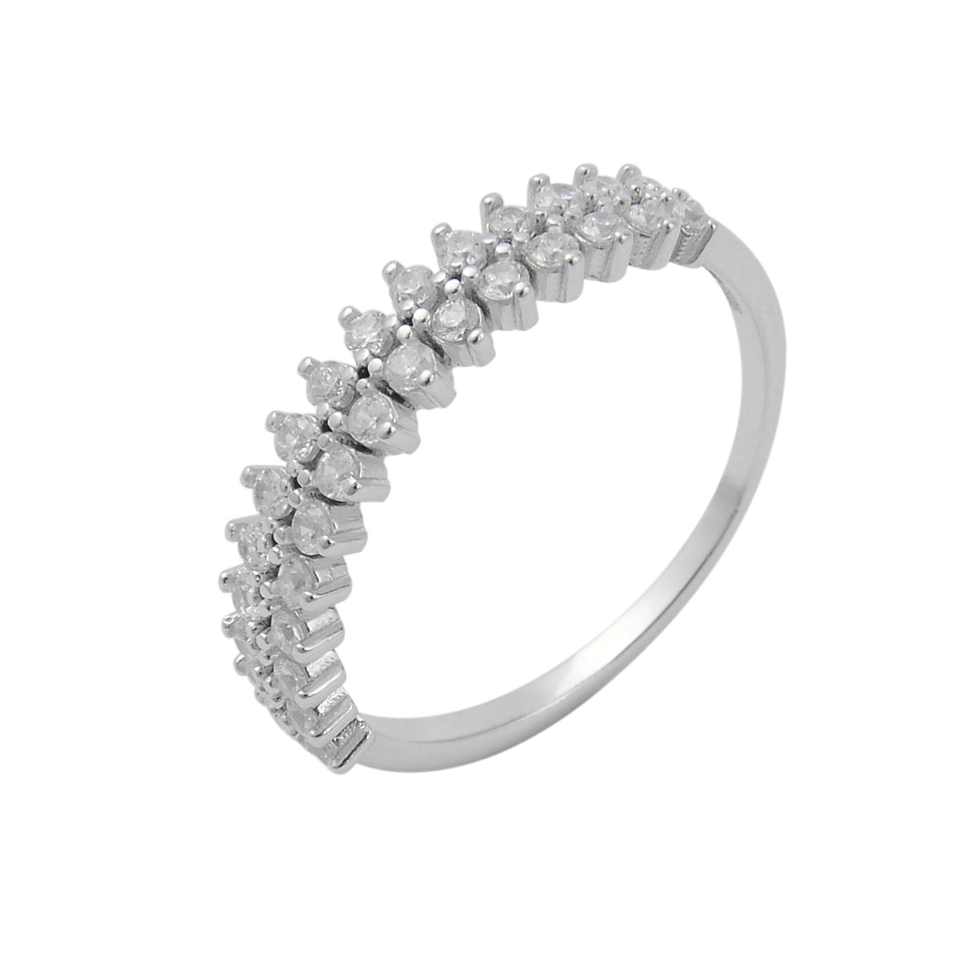 טבעת כסף עיגולים קטנים