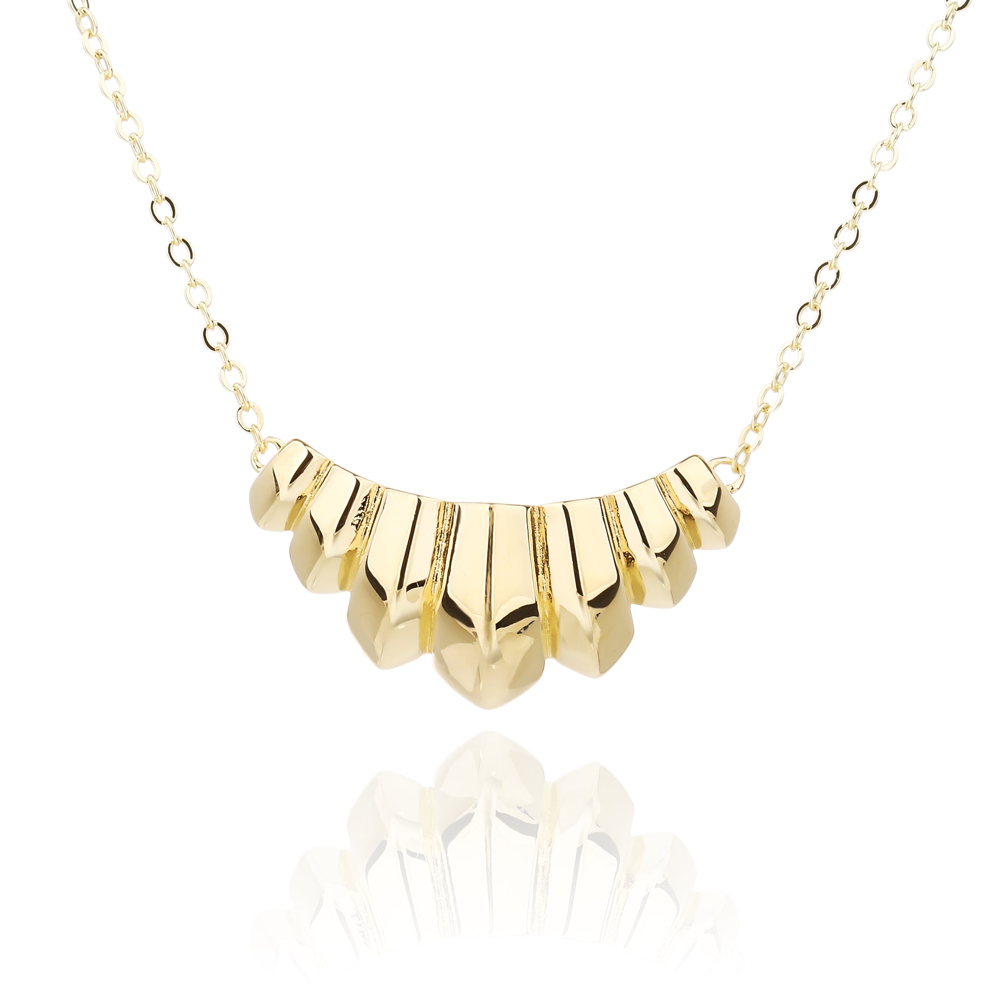 שרשרת זהב חלקה