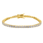 צמיד טניס זהב 4 מ"מ