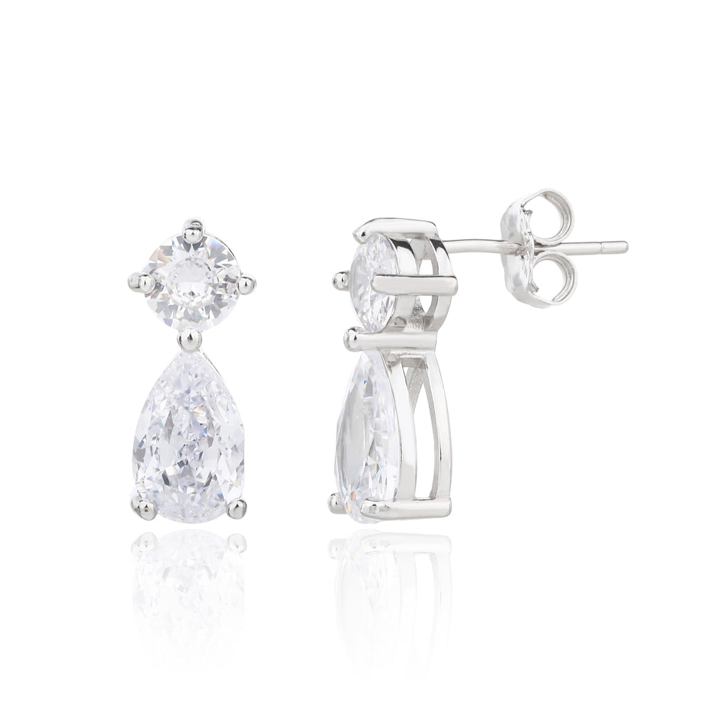 עגיל כסף טיפה