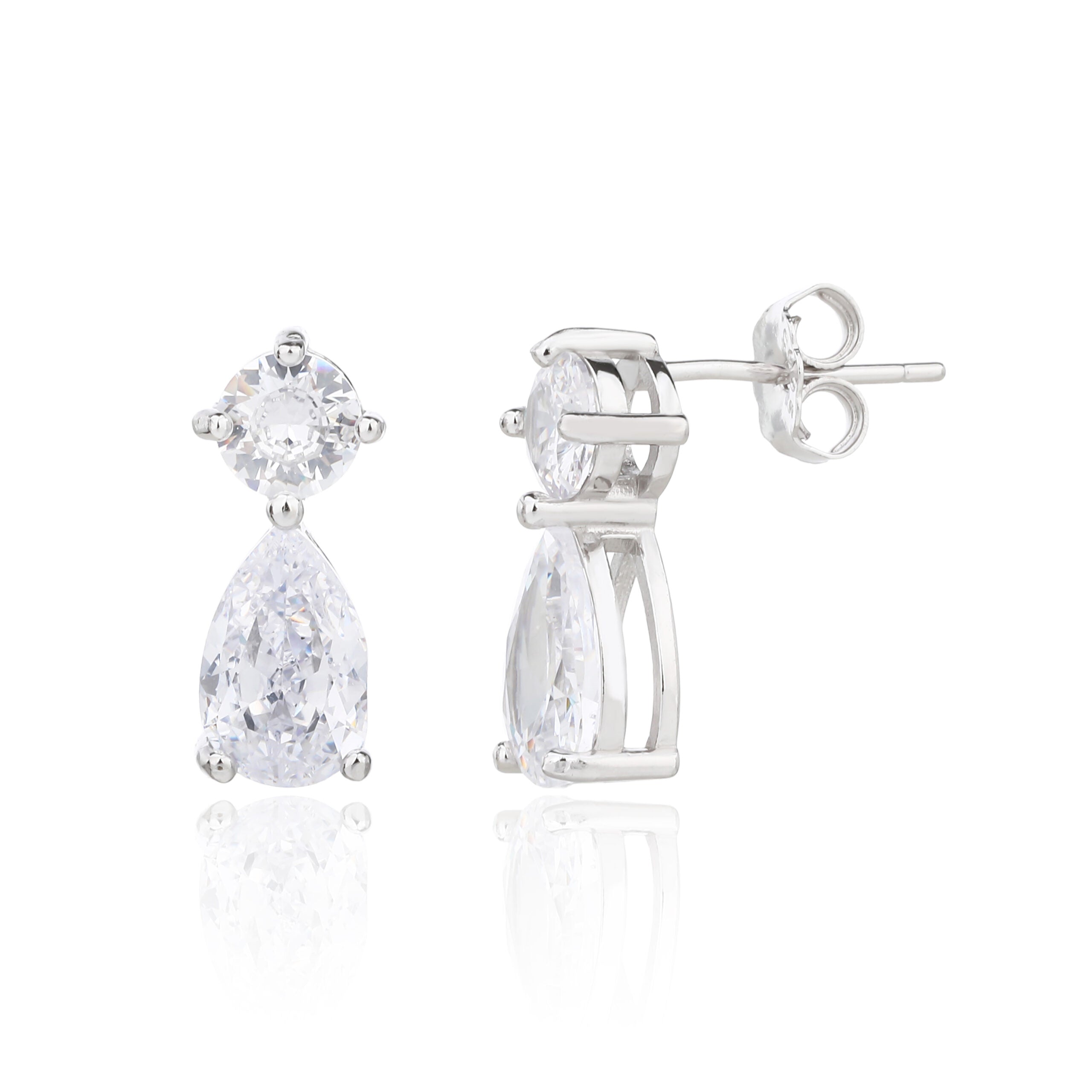 עגיל כסף טיפה