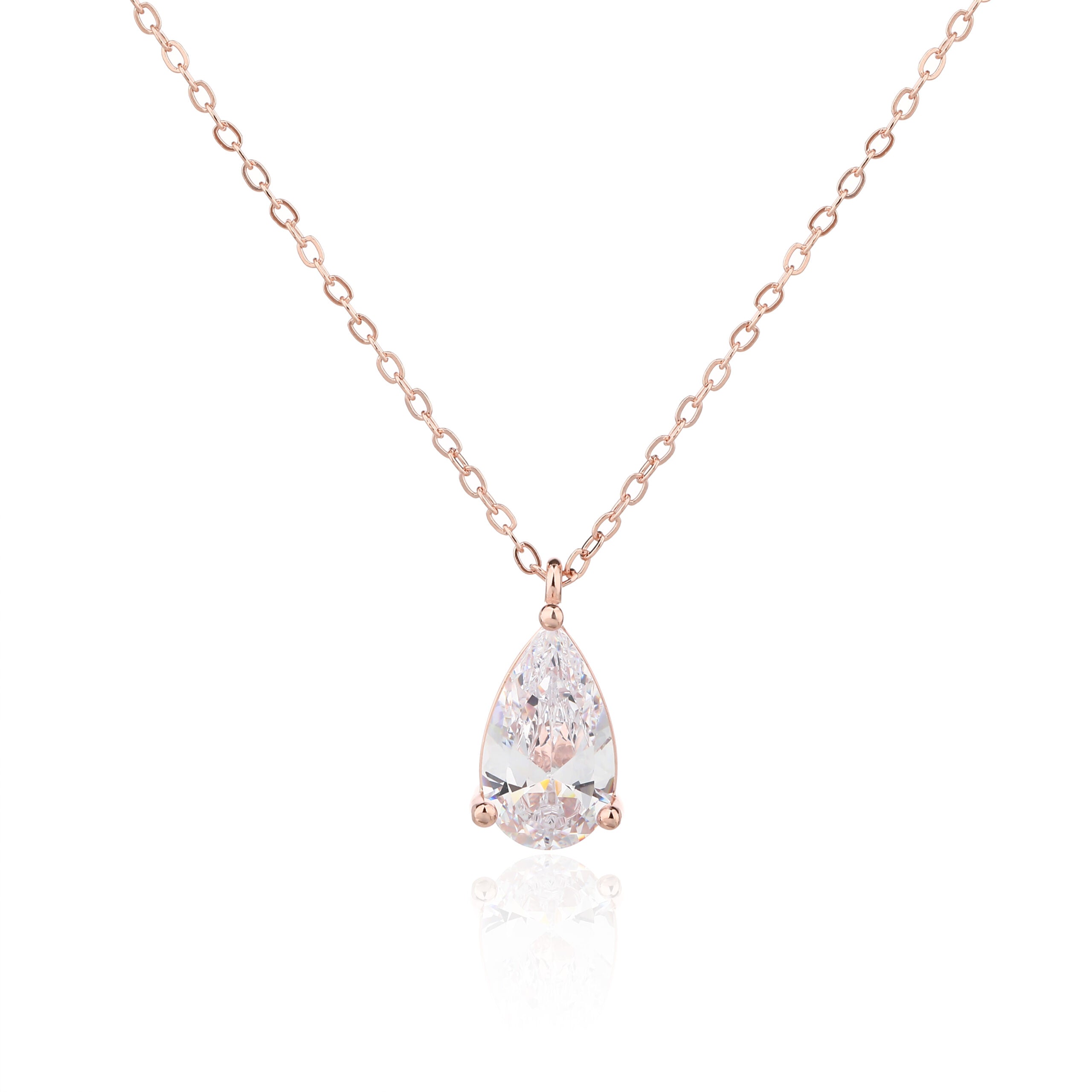 שרשרת רוזגולד טיפה