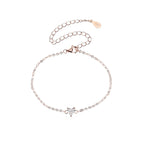 צמיד רוזגולד לב קטן