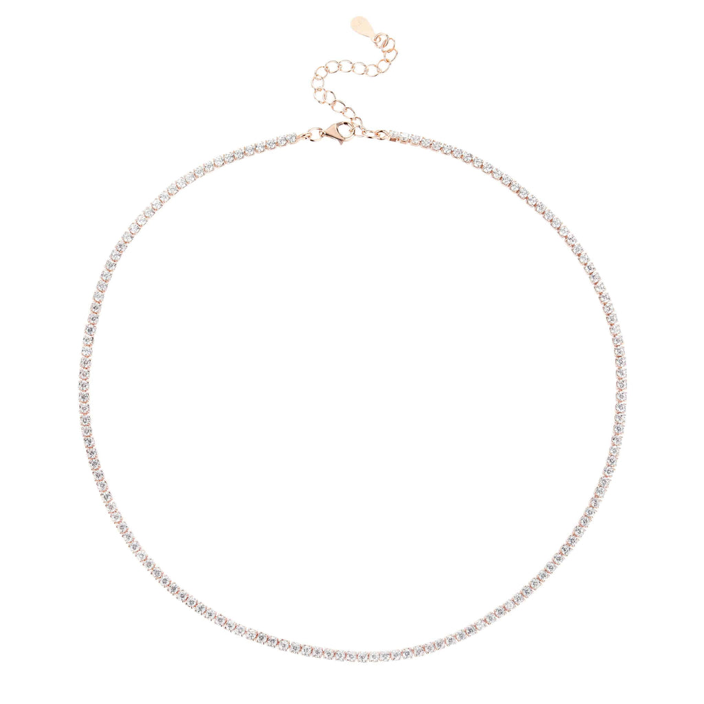 שרשרת רוזגולד טניס