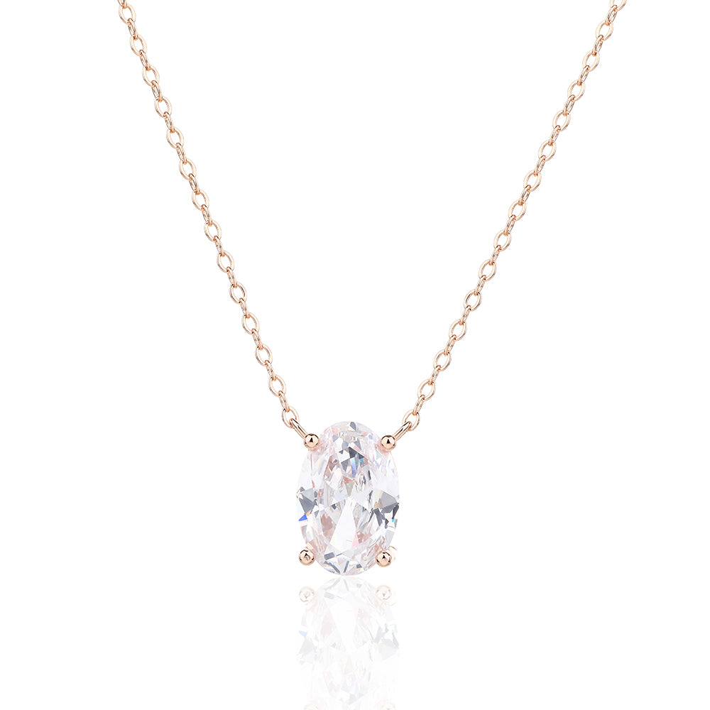 שרשרת רוזגולד אליפסה גדולה