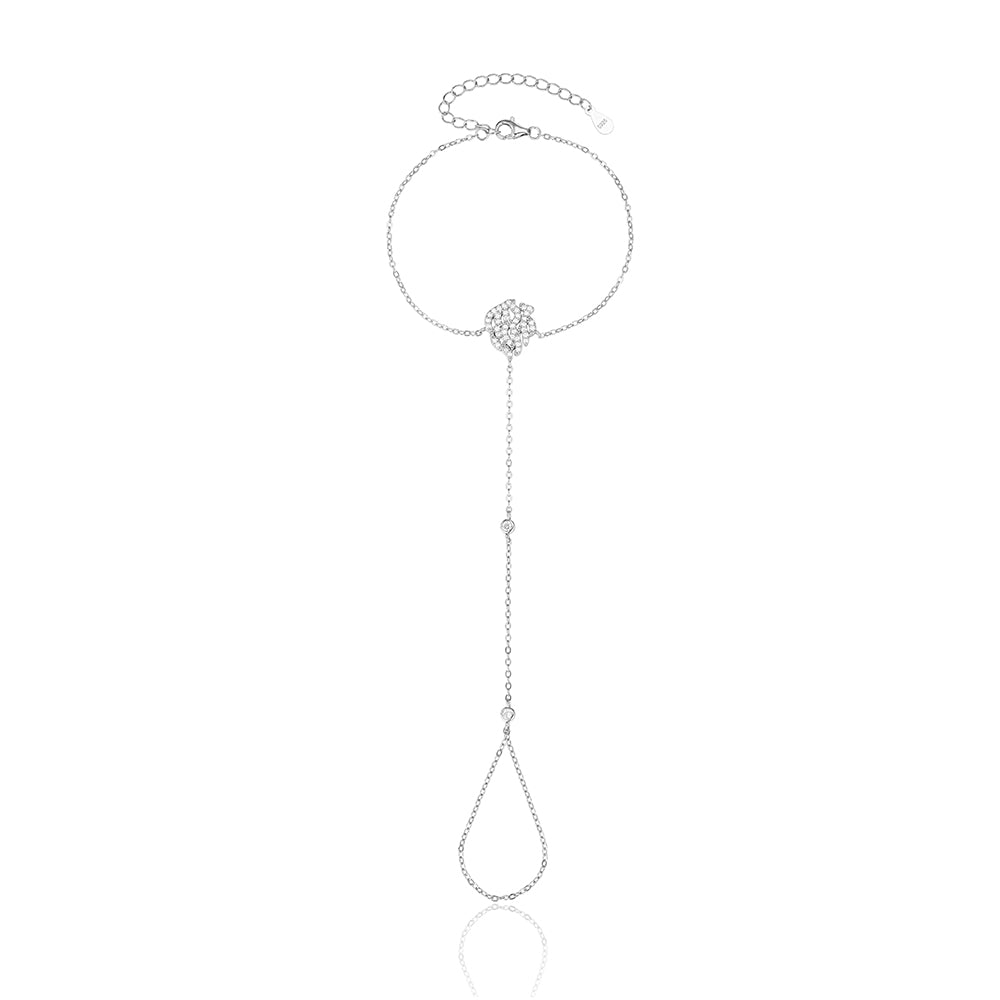 צמיד עם טבעת האש שלי כסף