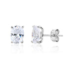 עגיל כסף אליפסה גדולה