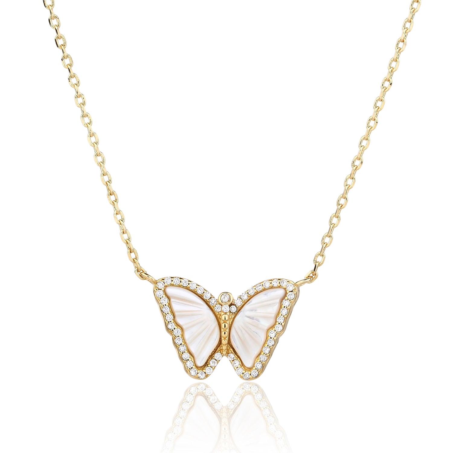 שרשרת פרפר זהב