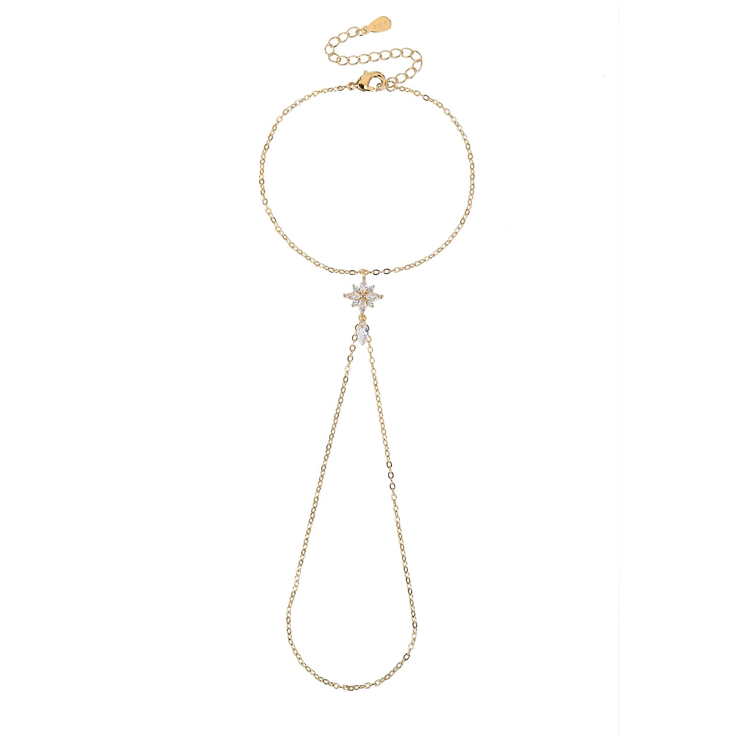 צמיד עם טבעת זהב עם כוכב