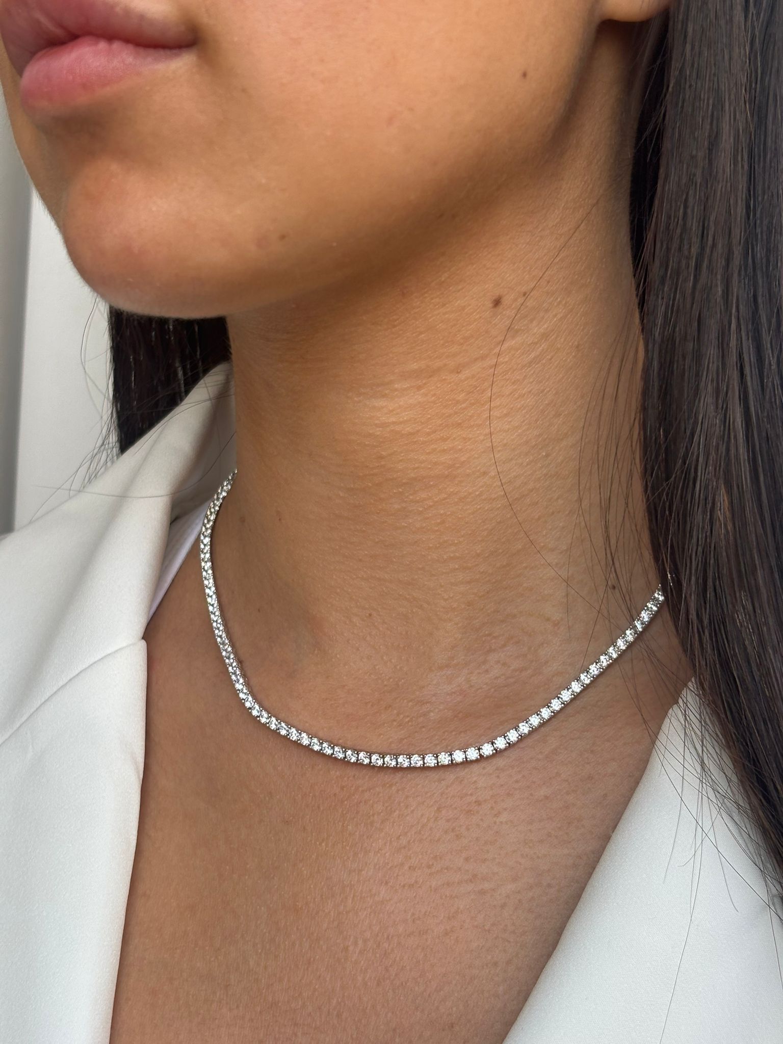 שרשרת כסף טניס 3 מ"מ