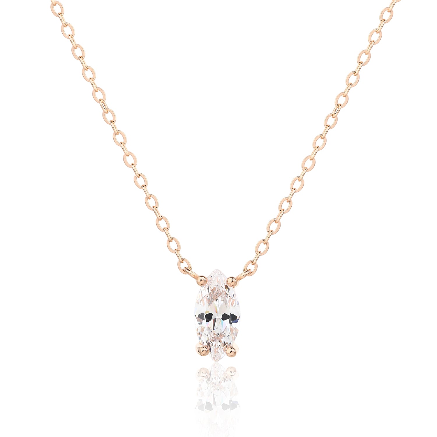 שרשרת רוזגולד מרקיז