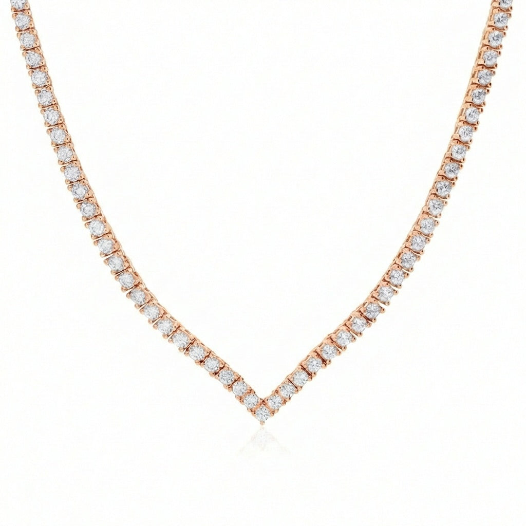 שרשרתרוזגולד טניס שפיץ