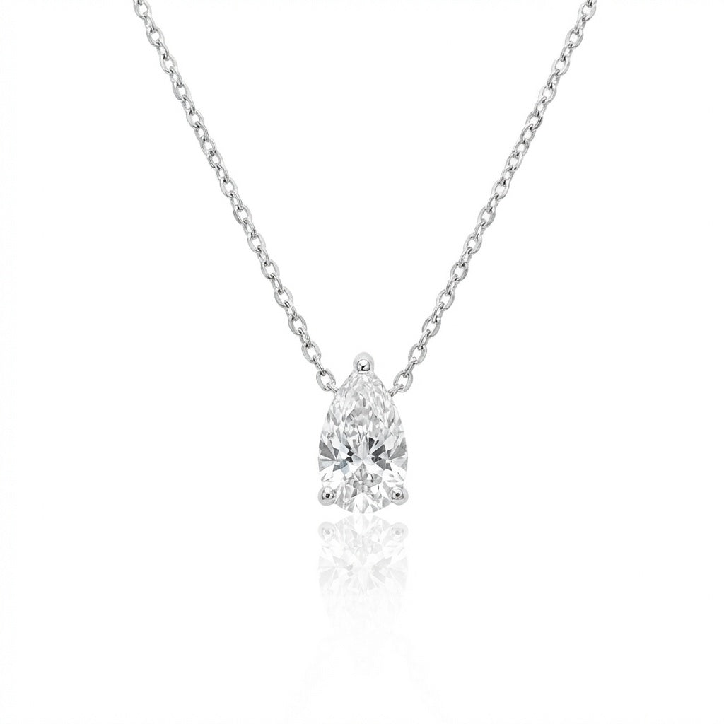 שרשרת כסף טיפה