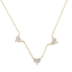 שרשרת זהב עם לבבות