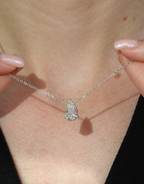 שרשרת כסף טיפה